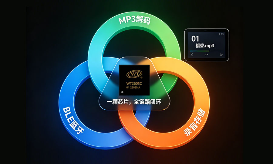 音频蓝牙芯片如何让声音挣脱线缆的束缚？——深度解析蓝牙音频芯片工作原理及广州唯创电子创新应用方案