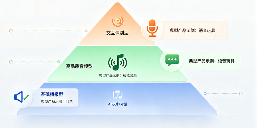 语音芯片需求层级划分-基础播报型-高品质音频型-交互识别型.jpg