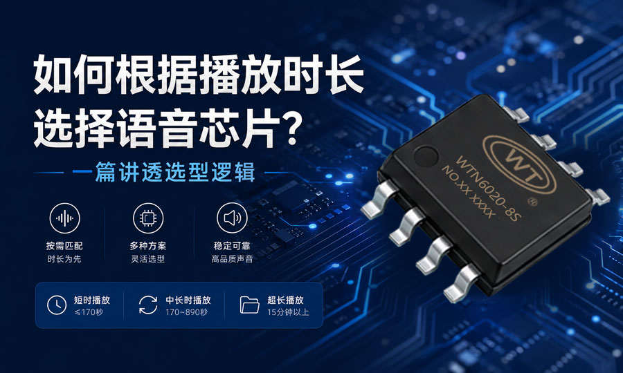 如何根据播放时长选择语音芯片？一篇讲透选型逻辑