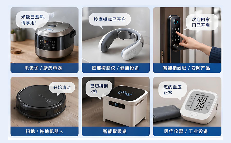 声音播报IC常用应用场景示例