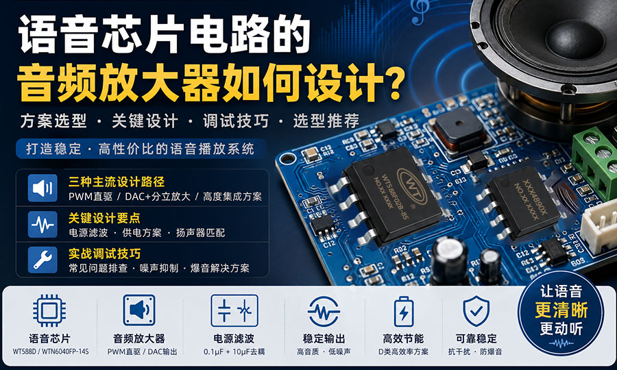 语音芯片电路的音频放大器如何设计？从方案选型到实战调试全解析
