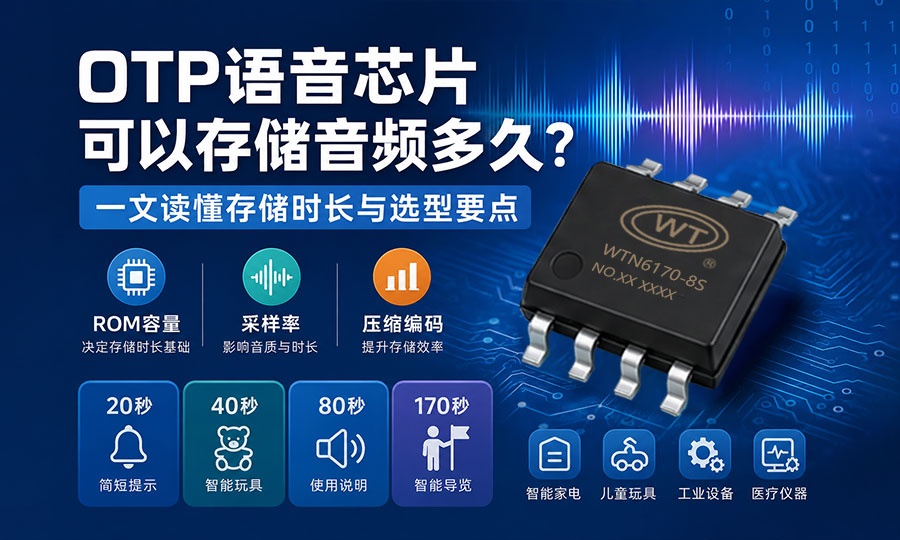 OTP语音芯片可以存储音频多久？一文读懂存储时长与选型要点