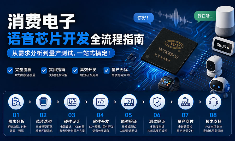 消费电子语音芯片开发全流程指南：从需求分析到量产测试，一站式搞定！