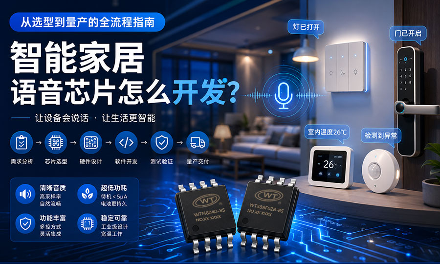 智能家居语音芯片怎么开发？从选型到量产的全流程指南