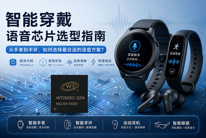 智能穿戴语音芯片选型指南：从手表到手环，如何选择最合适的语音方案？