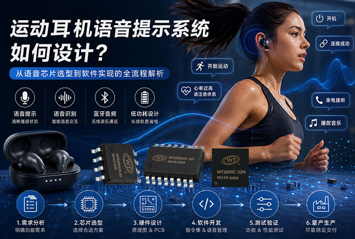 运动耳机语音提示系统如何设计？从语音芯片选型到软件实现的全流程解析